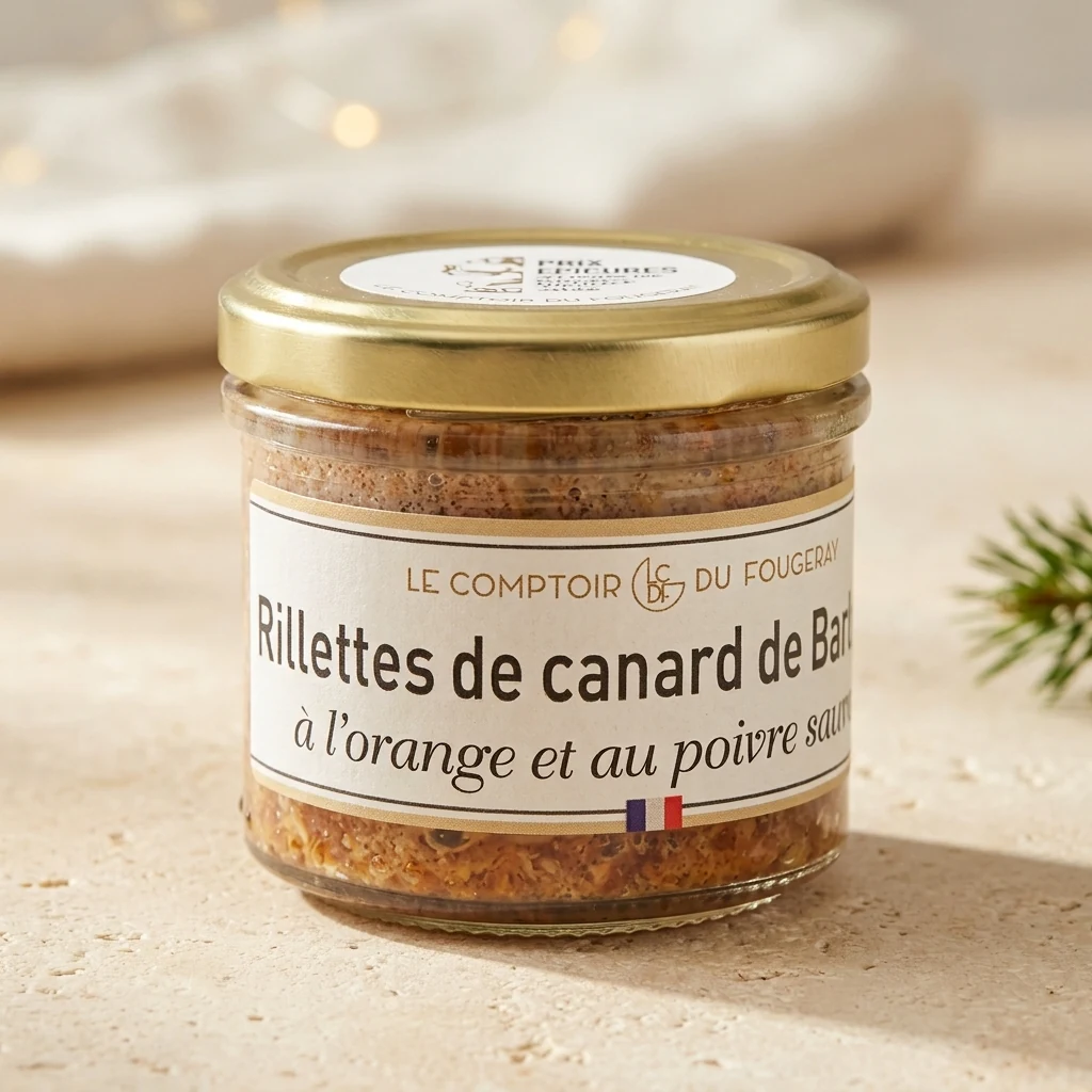Rillettes de canard à l’orange